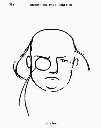 Portrait of Charles Leconte de Lisle by Paul Verlaine